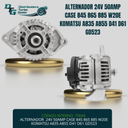 ALTERNADOR CASE - KOMATSU 