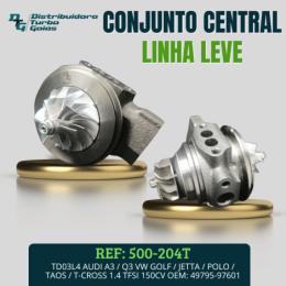 CONJUNTO ROTATIVO TD03L4 AUDI A3 / Q3 VW GOLF / JETTA / POLO / TAOS / T-CROSS 1.4 TFSI 150CV