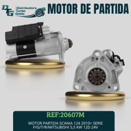 MOTOR PARTIDA SCANIA 124 2010> SERIE P/G/T/R/MITSUBISHI 