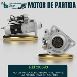 MOTOR PARTIDA VOLVO FH400 / FH420 / FH440 / FH460 / FH480 / FH500 / FH520 / FH540 / FH12 / 380 