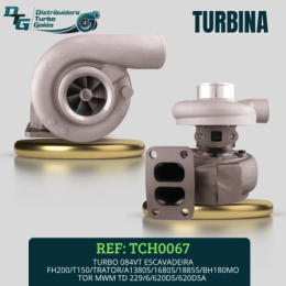 TURBINA TO4B88 ESCAVADEIRA FH200/T150/ TRATOR/A1380S/ MOTOR MWM TD 229/6/620DS/620DSA  