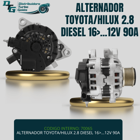 ALTERNADOR TOYOTA/HILUX 2.8