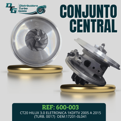 CONJUNTO ROTATIVO CT20 HILUX 3.0 ELETRONICA 1KDFTV 2005 A 2015