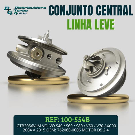 CONJUNTO ROTATIVO GTB2056VLM VOLVO S40 / S60 / S80 / V50 / V70 / XC90 2004 A 2015